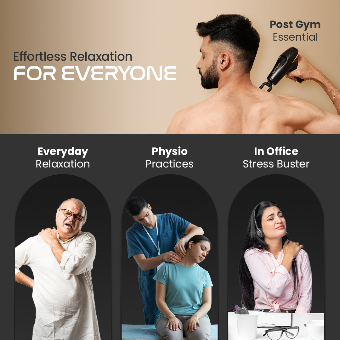 5 in 1 Full Body Messager Gun for Muscle Relaxation