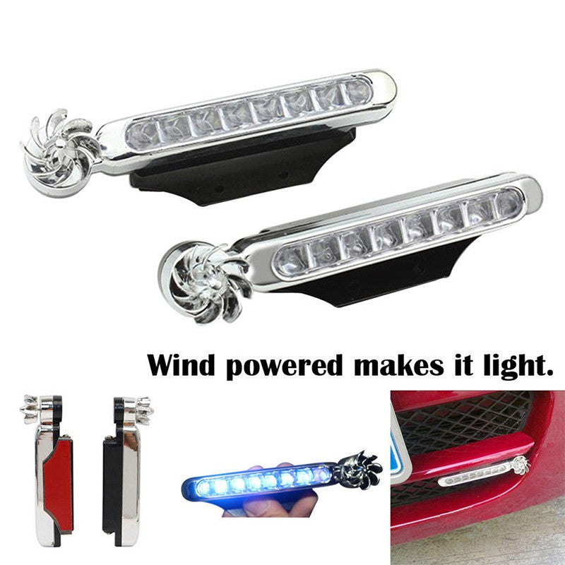 2Pieces Car Wind Power LED