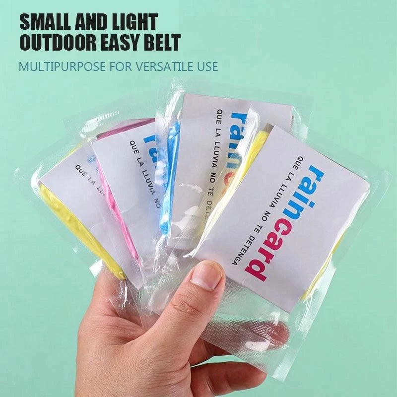Pack of 2 Portable Pocket Raincoat